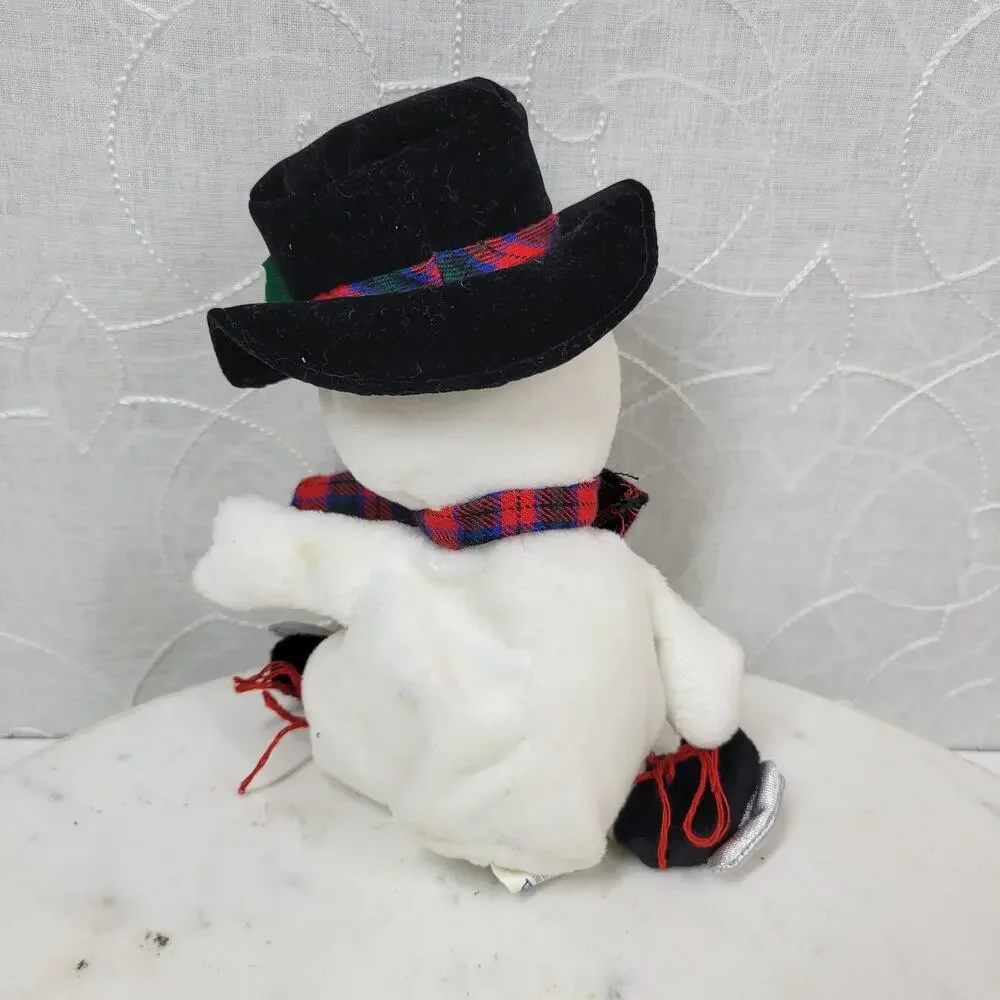 Vintage 1997 Target Snowden Plush Ice Skating Snowman 8